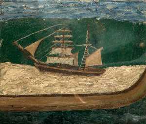 ArtsDot.com: Alfred Wallis | 158 油絵 Alfred Wallis | 注文 絵画の